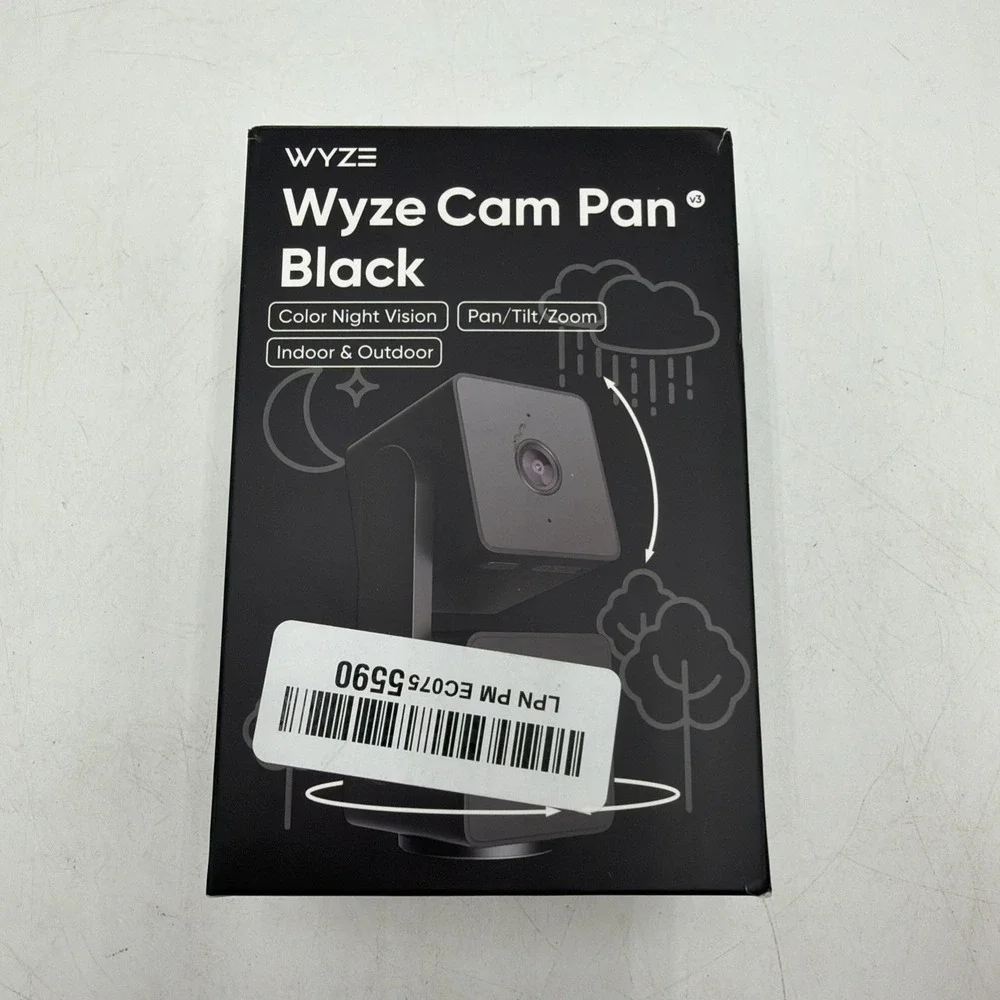 Wyze Cam Pan v3 Indoor/Outdoor IP65 1080P 360° Pan/Tilt/Zoom Wi-Fi Smart Home